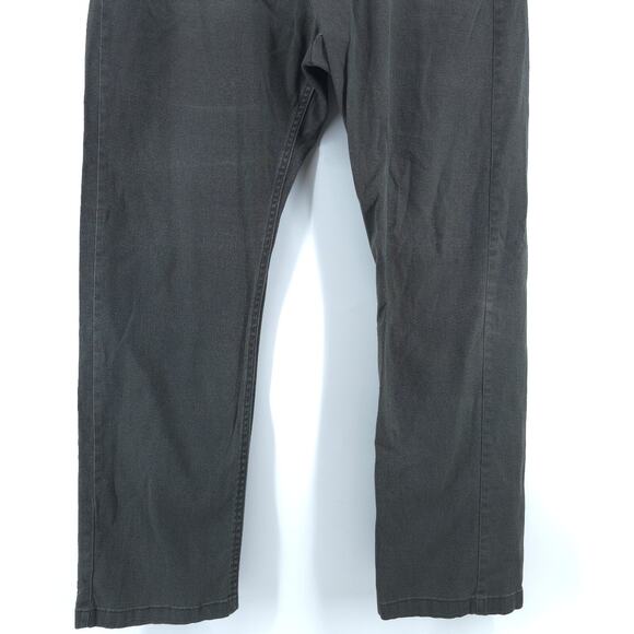 Calvin Klein Men 34X29 Gray Pull On Elastic Waist Stretchy Denim Straight Jean - Picture 3 of 16